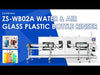 ZONESUN ZS-WB02A Industrial Air Water Bottle Washing Machine for Glass