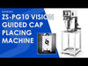 ZONESUN ZS-PG10 Automatic Vision Guided Capping Machine Robotic Pick and Place Bottle Capping System