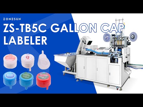 zonesun gallon cap labeling machine