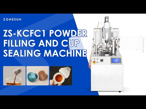 Zonesun ZS-KCFC1 Coffee K Cup Filling Packaging Machine Monoblock.