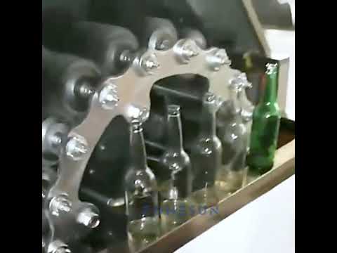 glass bottle label remover machine