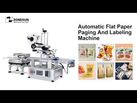 zonesun flat surface labeling machine