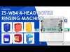 ZS-WB4 Automatic 4-Head Bottle Rinsing Machine | ZONESUN