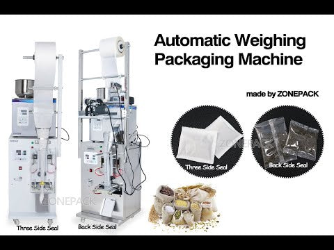 ZONESUN back sealing / three side filling sealing machine
