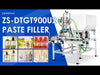 ZONESUN ZS-DTGT900U2 Automatic Rotor Pump Peanut Butter Filling Machine