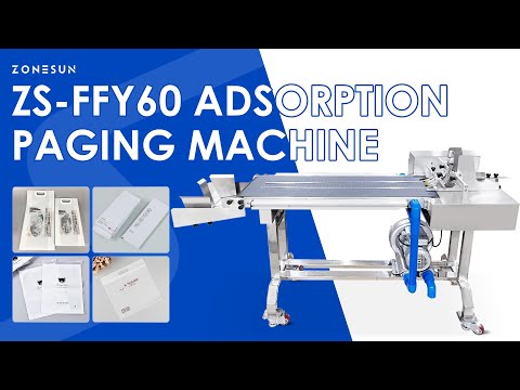 Zonesun ZS-FFY60 Automatic Conveyor for Paging Machine Friction Feeder Bags Sheets.