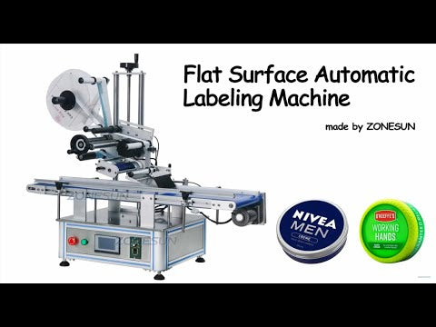 zonesun automatic pouch bag labeling machine