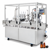 ZONESUN ZS-AFC450-2 Precision Filling,ping & Sealing Packaging Machine Cap — machine with application materials on white background