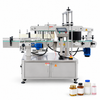 Zonesun ZS-TB600T Automatic Vertical Type Three Side Square Labeling Machine — machine with application materials on white background