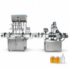 ZONESUN Automatic Honey Bottle Filling and Capping Line — machine with application materials on white background
