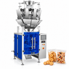 ZONESUN ZS-GFKL420 10-Head Weigher Granule Packing Machine — machine with application materials on white background