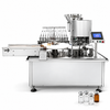 ZONESUN ZS-AFC12P Penicillin Vial Filling & Capping Machine — machine with application materials on white background