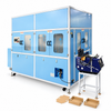ZONESUN ZS-ZH25R Carton Folding Machine Boxing Machine — machine with application materials on white background