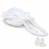 ZONESUN 2m Plastic Filling Tube with 7mm Inner Diameter — product with application materials on white background