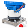 ZONESUN Vibratory Bowl Feeder for Caps and Pump Sprayers — product and application materials on white background