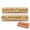 ZONESUN Alphabet Copper Bronzing Mold Hebrew Letters Customized — product and application materials on white background