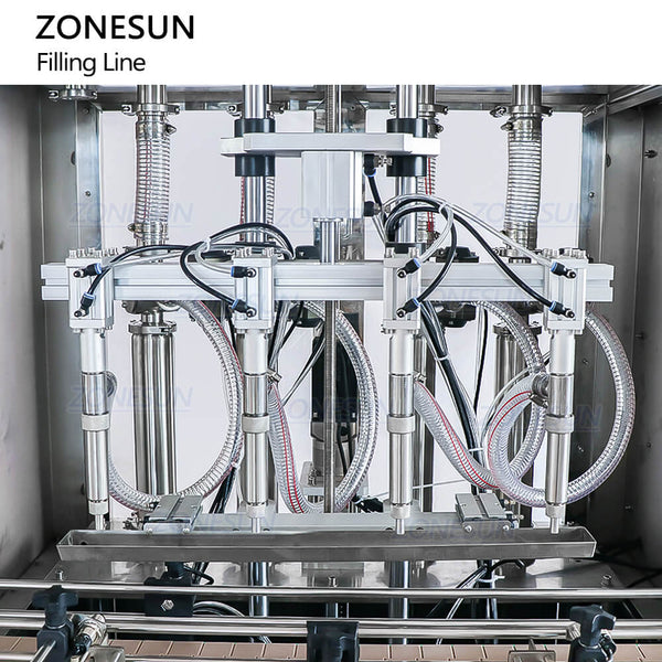 Zonesun ZS-FALU2 Automatic Bottling Line Bottle Washing Drying Filling Corking Capsule Shrinking Labeling System