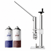 ZONESUN ZS-YG25C Manual Aerosol Can Capping Machine with application materials on white background