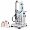 ZONESUN Single nozzle vacuum perfume filling machine with fragrance bottles