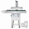ZONESUN ZS-FK2100B Automatic Induction Foil Sealer for 20–85mm Bottles with application materials on white background