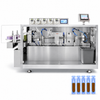 ZONESUN ZS-FS120 Auto Single-Dose Strip Form Fill Seal Machine with application materials on white background