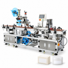 ZONESUN ZS-TB113B Automatic Top and Bottom Labeling Machine for Boxes and Bags with application materials on white background