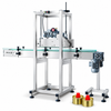 ZONESUN ZS-XG21 Stand Capping Machine for Bottles, Cans, Tea Containers with application materials on white background