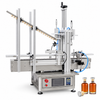 ZONESUN ZS-XG1870D1 Automatic Desktop Cork Pressing Capping Machine with application materials on white background