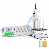 ZONESUN ZS-YTMP9C 9-Head Magnetic Pump Auto Liquid Filling Machine with application materials on white background