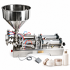 ZONESUN ZS-GT2 Pneumatic Paste Filling Machine with Hopper with application samples on white background
