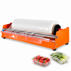 Zonesun Manual Stretch Film Wrapping Machine for Pallet Packing & Logistics with application samples on white background