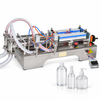 ZONESUN ZS-YT2 Fully Pneumatic Liquid Filling Machine for Alcohol, Disinfectant & Spray with application samples on white background