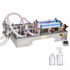 ZONESUN ZS-YT2 Fully Pneumatic Liquid Filling Machine for Alcohol, Disinfectant & Spray with application samples on white background