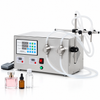 ZONESUN ZS-YTMP2S Dual-Head Magnetic Pump Liquid Filling Machine with application samples on white background