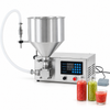 ZONESUN ZS-RXB1 High-Speed Liquid Filling Machine with Granule Support with application samples on white background