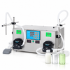ZONESUN Semi-automatic 2 Nozzles Peristaltic Pump Liquid Filling Machine ZS-YTPP2W with application samples on white background