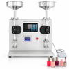 ZONESUN ZS-NP2 Peristaltic Pump Liquid Filler for Viscous Products with application samples on white background