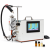 ZONESUN ZS-EL100R 0.2-2ml Oil Small Bottle Filling Machine with application samples on white background
