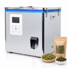 ZONESUN Tea Filling Machine Automatic Particle Weighing Filling Machine with application samples on white background