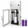 Zonesun ZS-MQF1 Aerosol Can Spray Paint Filling Machine with application samples on white background