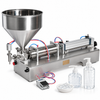 ZONESUN ZS-GT1P Pneumatic Paste Liquid Filling Machine for Gel Soap Sanitizer with application samples on white background