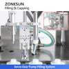 ZONESUN ZS-AFC48B automatic round bottle filling and capping machine - view 3