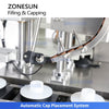 ZONESUN ZS-AFC48B automatic round bottle filling and capping machine - view 4