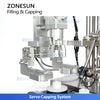 ZONESUN ZS-AFC48B automatic round bottle filling and capping machine - view 5