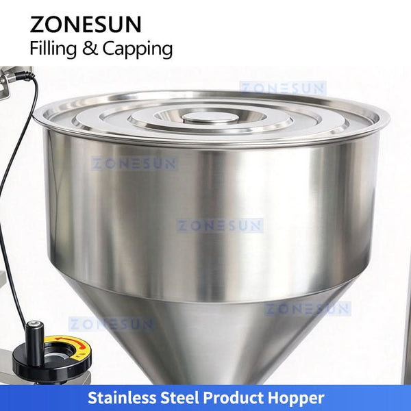 ZONESUN ZS-AFC48B automatic round bottle filling and capping machine - view 6