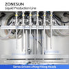 ZONESUN ZS-FAL180G11 liquid filling tracking capping and labeling line - view 2