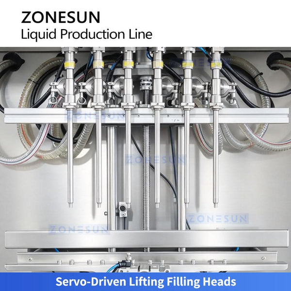 ZONESUN ZS-FAL180G11 liquid filling tracking capping and labeling line - view 2