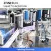 ZONESUN ZS-FAL180G11 liquid filling tracking capping and labeling line - view 6