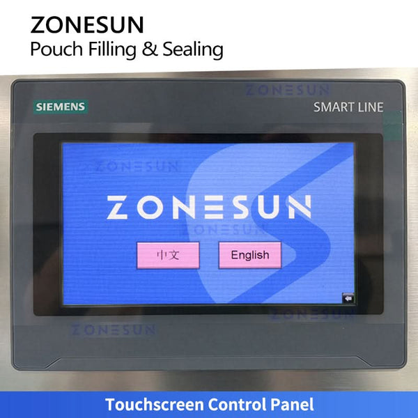 ZONESUN ZS-FM80 automatic volumetric cup premade pouch filling and sealing machine - view 2