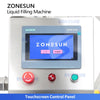 ZONESUN ZS-MG260XP automatic dual-head gear pump liquid filling machine - view 2